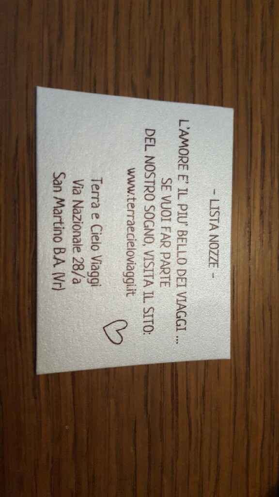 Frasi per lista in agenzia - 1