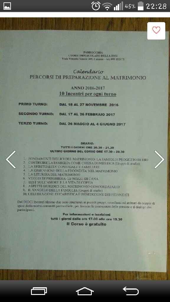 Corso prematrimoniale catania e provincia - 1