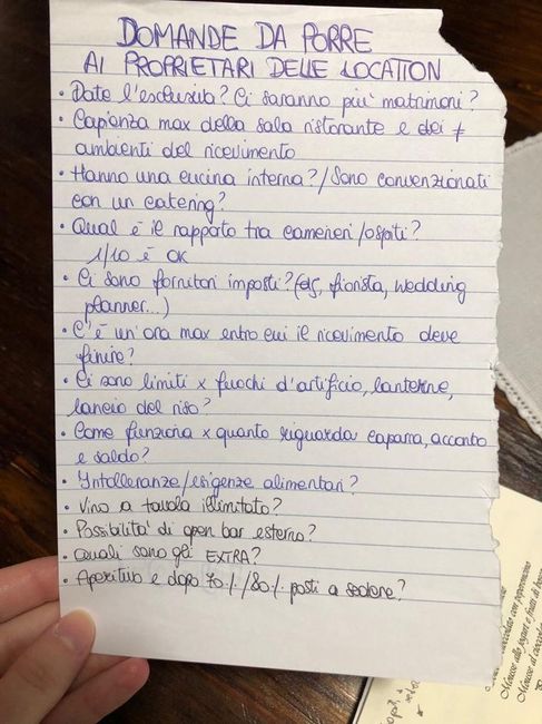 Appuntamento in location:quali domande fare? 1