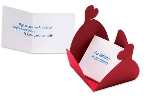 bomboniera cuori AIRC