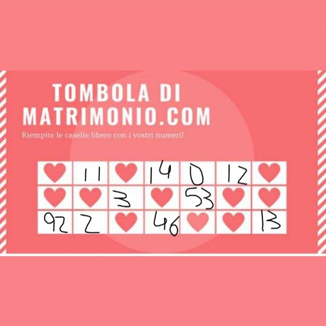 Condividi i tuoi numeri! 16