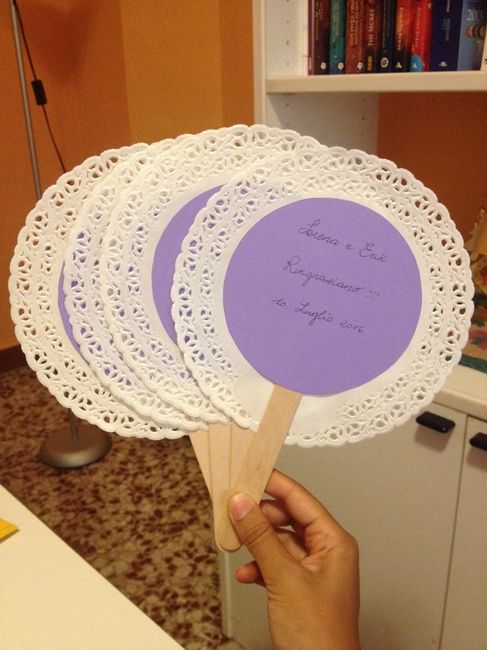 Ventagli che prendono forma - 1