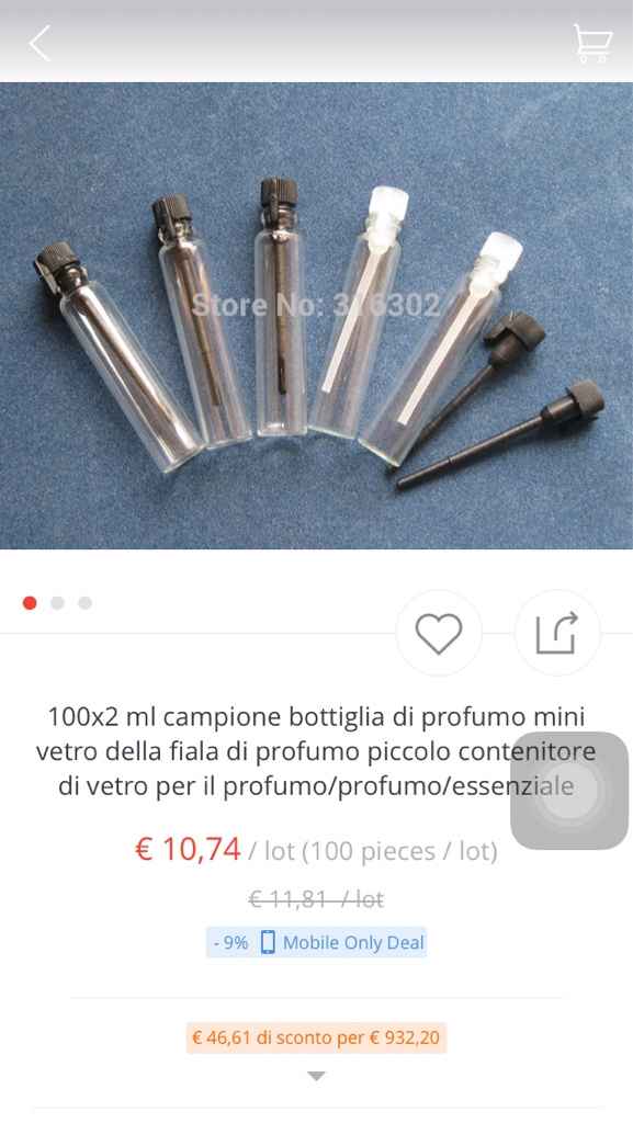 Provette profumi - 1