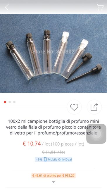 Provette profumi - 1