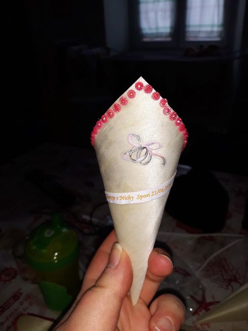 Coni per riso dopo chiesa - 2