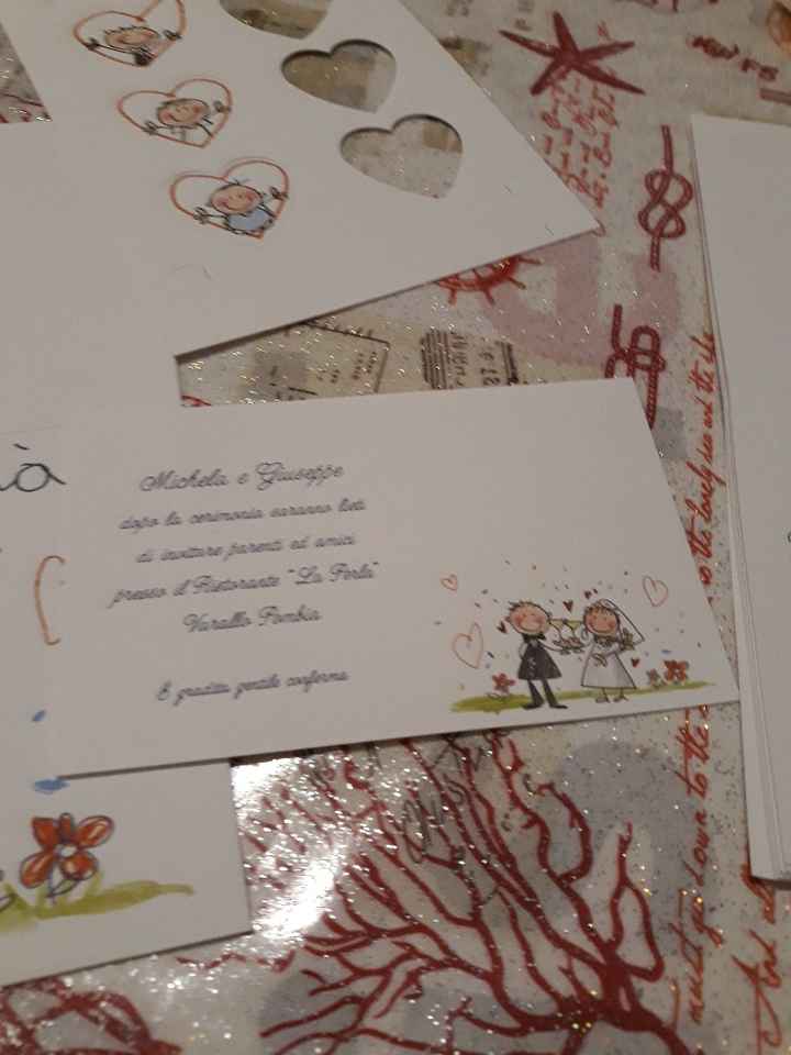 Le partecipazioni arrivate - 1