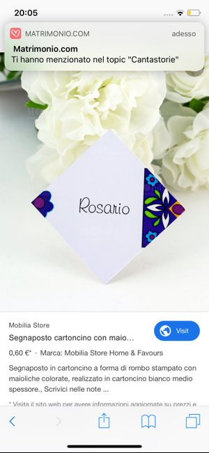 Segnaposto semplice fai da te 1