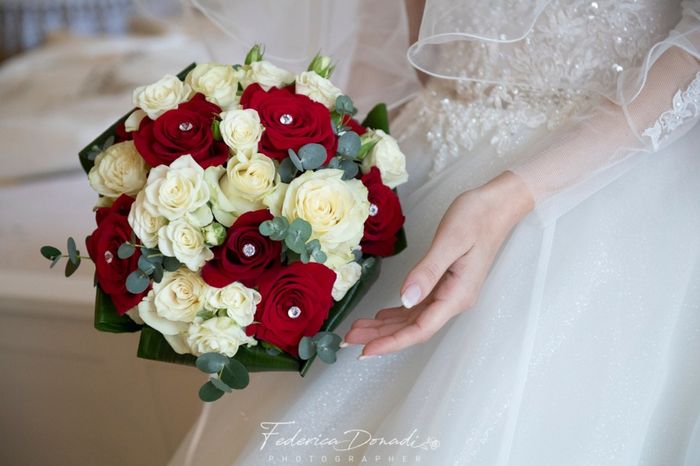 Fiori e bouquet bianco/rosa 47