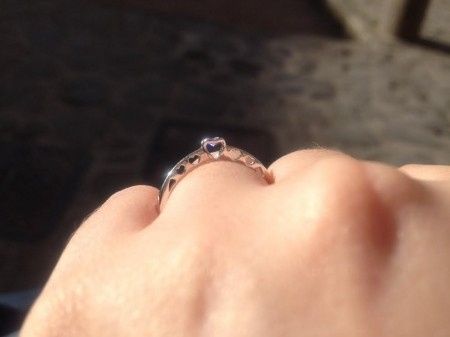 il mio anello di fidanzamento