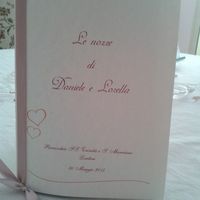libretto per la cerimonia