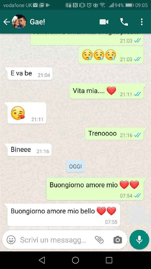 Condividi lo screenshot dell'ultimo messaggio che vi siete inviati - 1