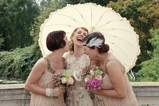 vestito sposa e damigelle 20s