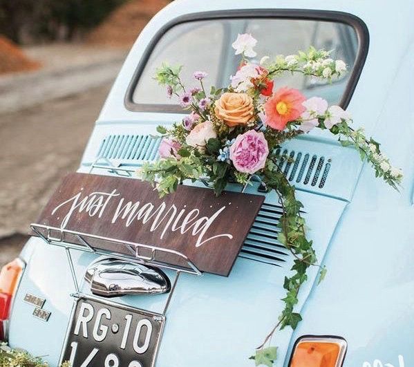 Decorazione auto sposi 👰🏼 🤵🏼 4