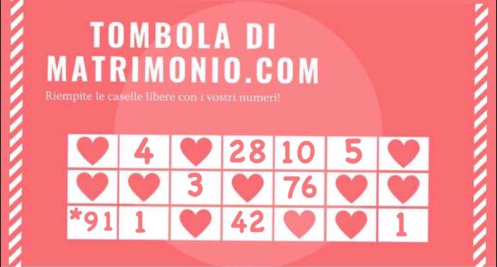 Condividi i tuoi numeri! 23