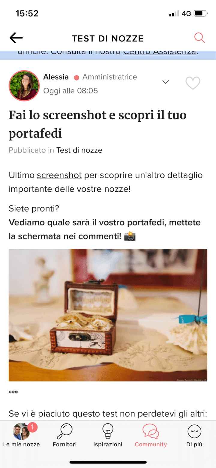 Fai lo screenshot e scopri il tuo portafedi - 1