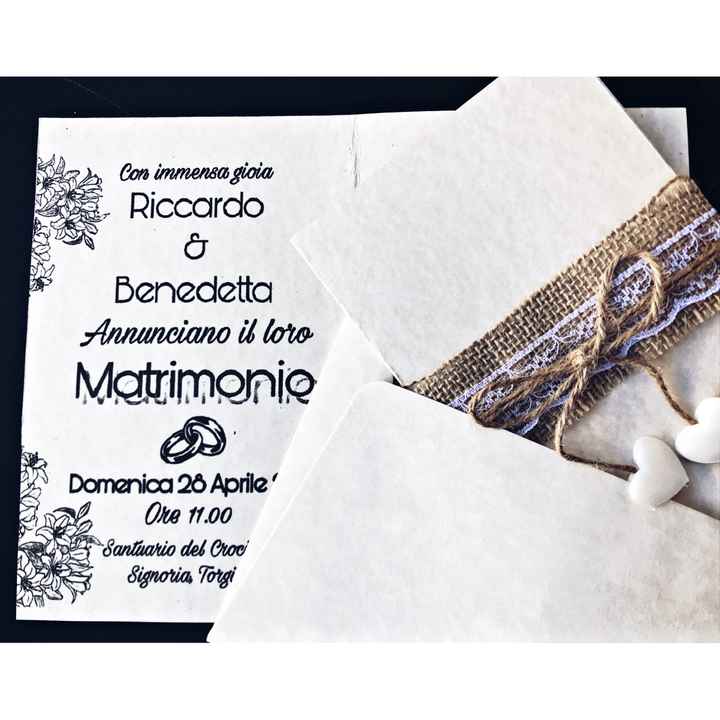 Le mie partecipazioni di Nozze! 🌹 - 1