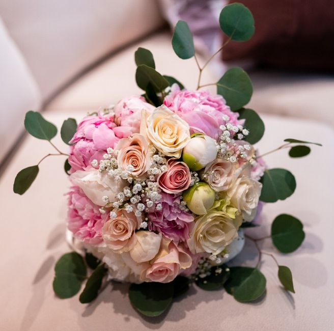 Fiori e bouquet bianco/rosa 15