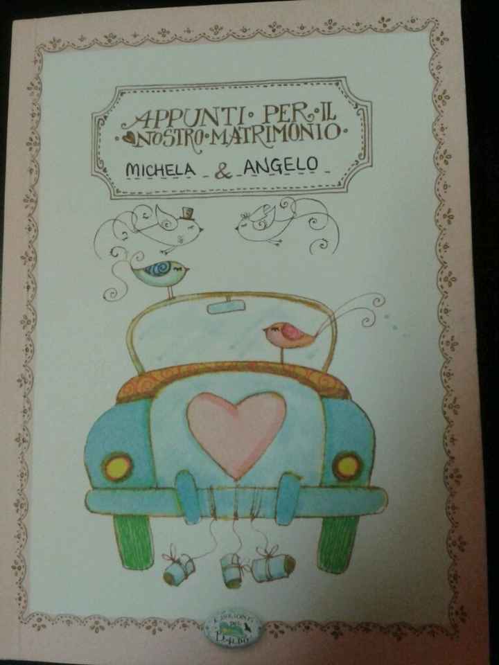Libretto appunti x il nostro matrimonio - 1