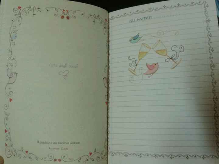 Libretto appunti x il nostro matrimonio - 6