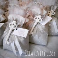 Bomboniera con chiave in gesso profumato