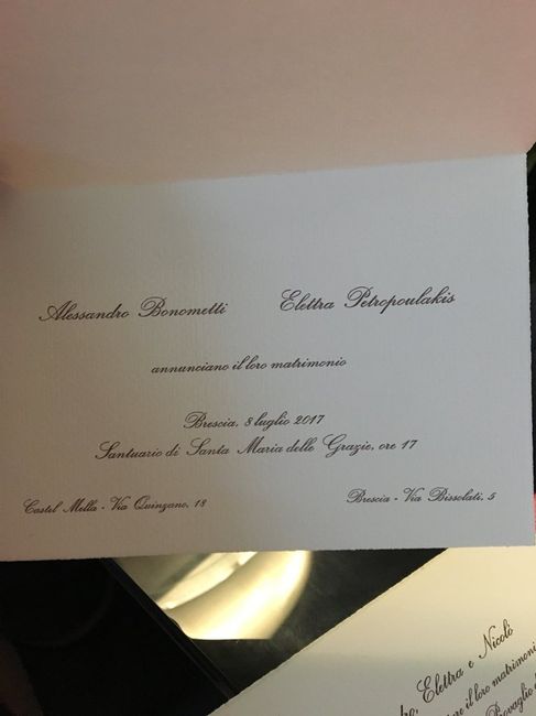 Partecipazioni arrivate! - 2