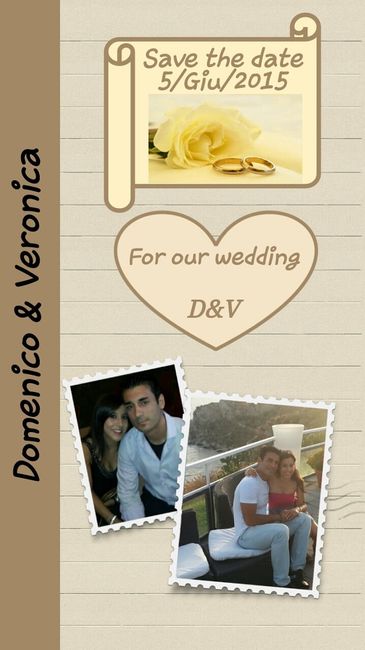 Save the date -6mesi