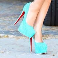 Scarpe sposa blu tiffany - 1