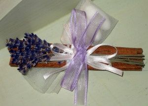 segnaposto lavanda e cannella