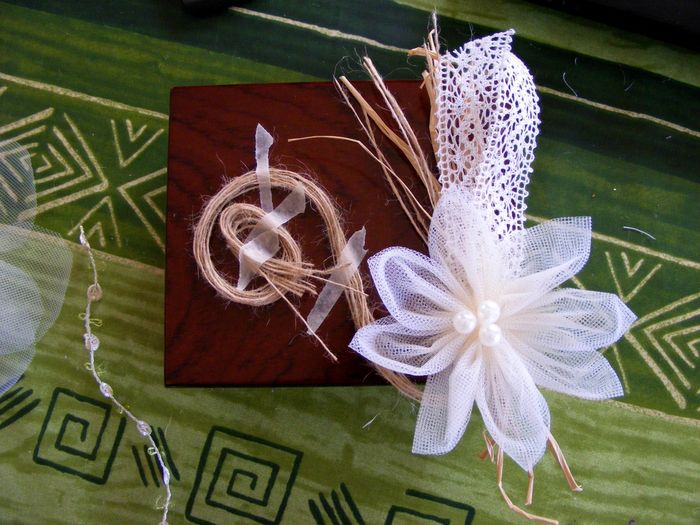 scatola portafedi shabby chic