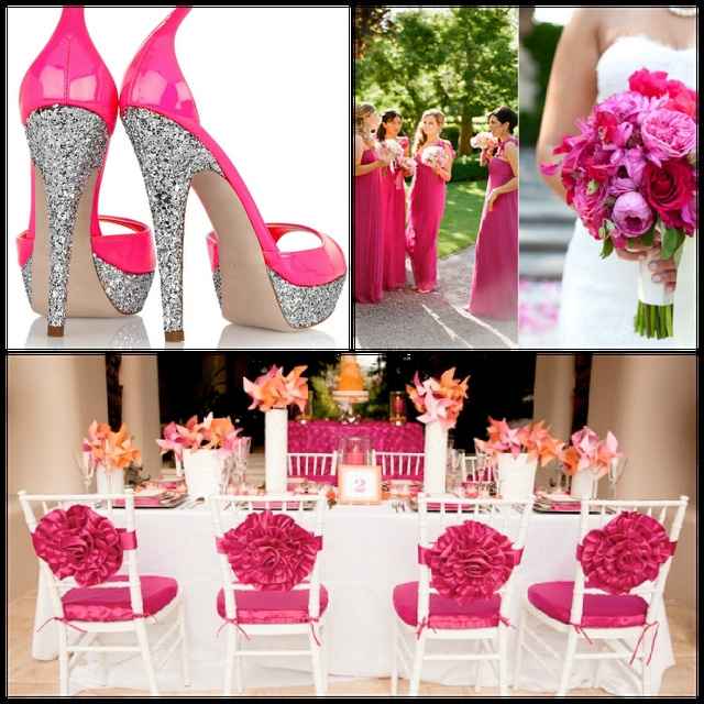 pink'n rose wedding