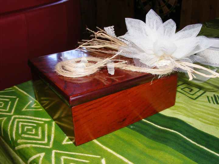 scatola portafedi shabby chic