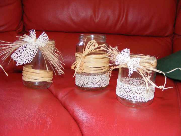 vasetti portacandele shabby chic