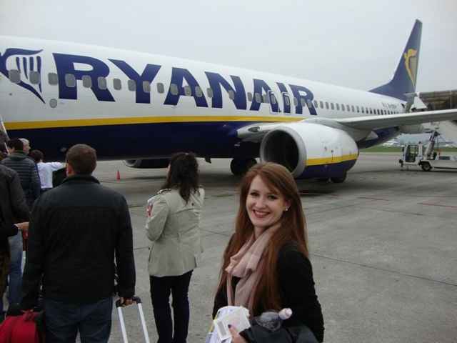 la mia faccia alla partenza