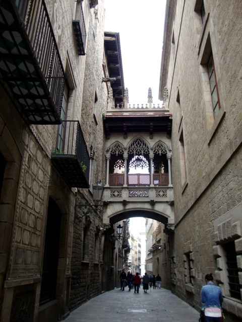 viuzze della città vecchia, barcellona