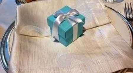 Tiffany per le scatoline segnaposto