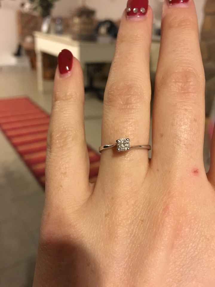 Anello di fidanzamento. - 1