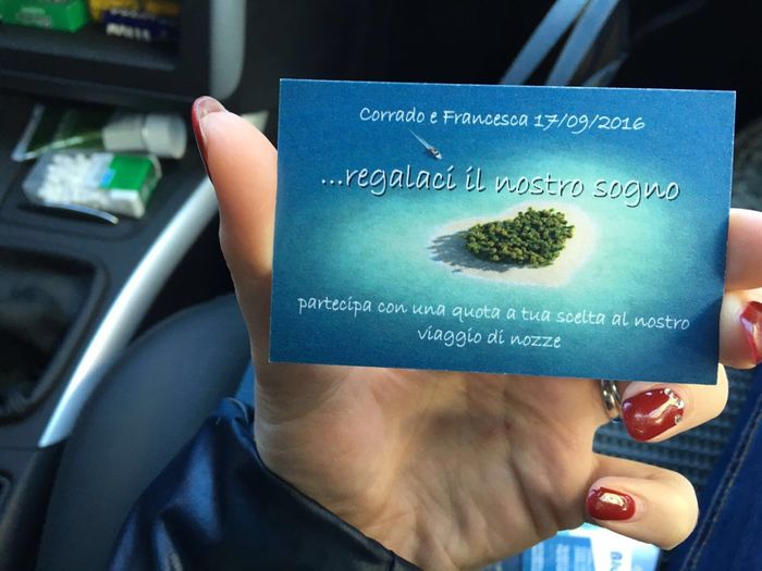 Lista viaggio di nozze - 3