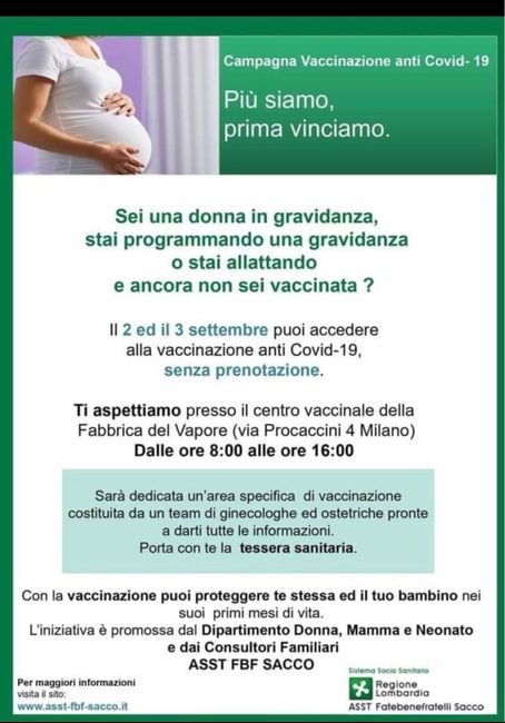 Vaccino covid e ricerca gravidanza. 1