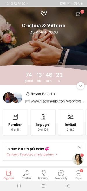 Quanti giorni mancano al vostro matrimonio? 1