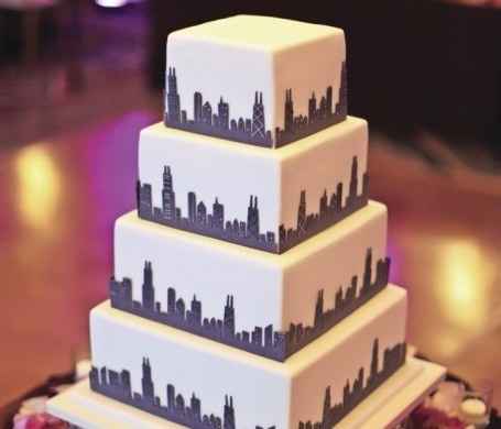 Wedding cake Urban Style