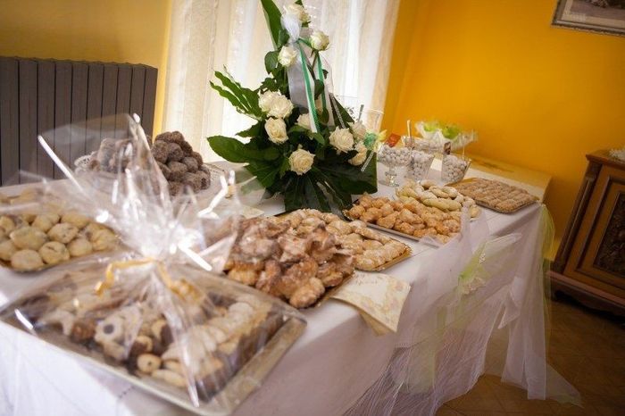 Addobbi tavolo casa della sposa 1