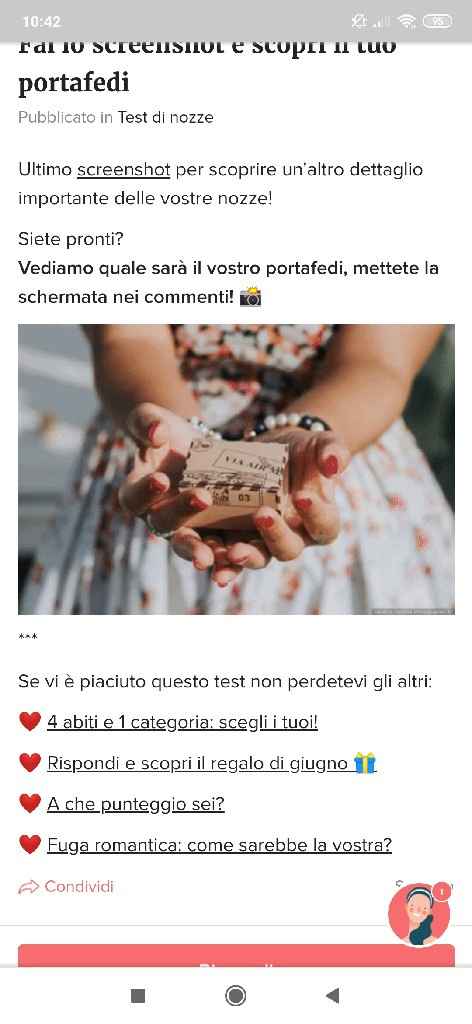 Fai lo screenshot e scopri il tuo portafedi - 1