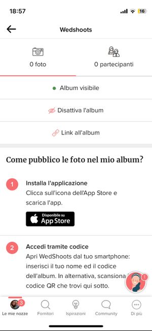 Foto con codice qr Code 1