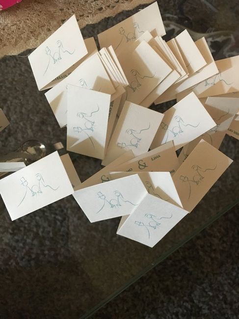 Biglietti per confetti originali - 1