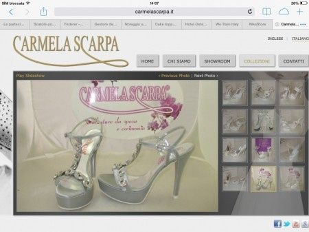 Modello della scarpa papabile