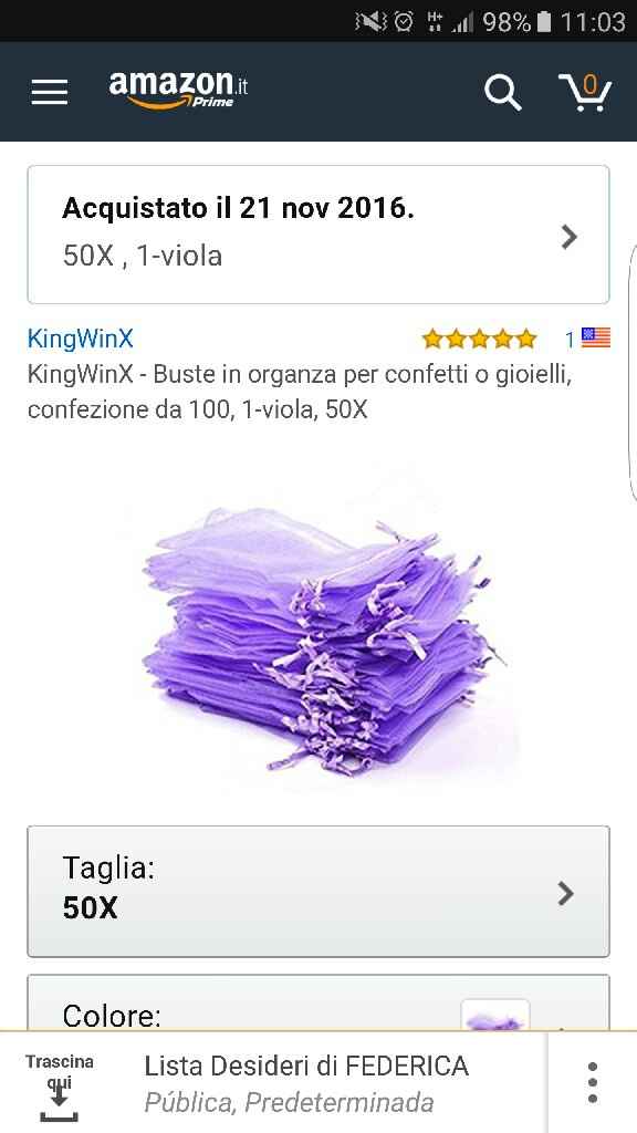 Bustine per confettata - 1