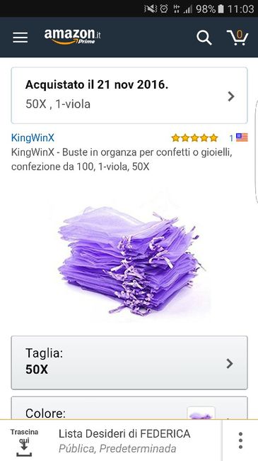 Bustine per confettata - 1
