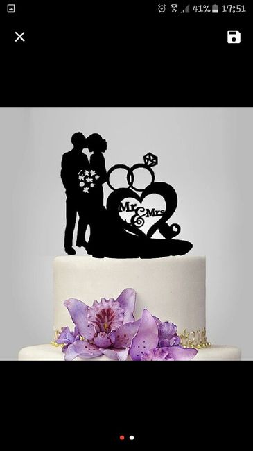  Cake  topper - 2