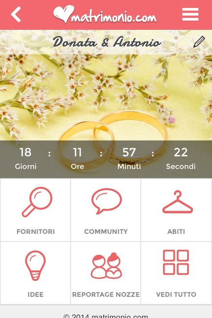 Quanto manca alle vostre nozze? - 1