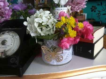 Il mio centrotavola vintage chic - 2